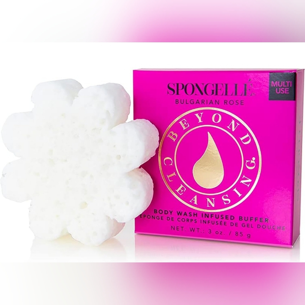 Spongellé Bulgarian Rose Body Wash Infused Buffer